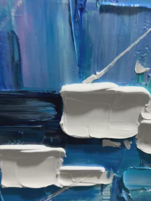 Urban Abstract: Abstract Oil Painting