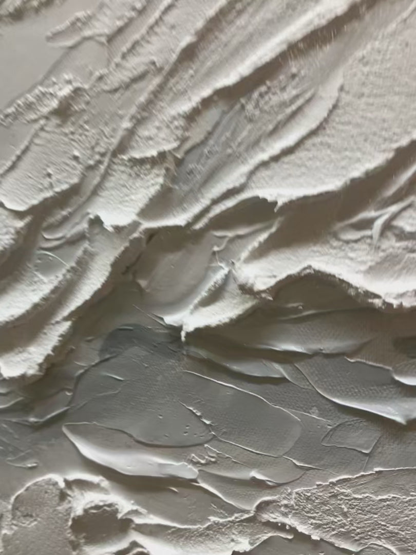 Golden Surge: Original Impasto Sunrise Wave Oil Painting - Textured Ocean Wall Art