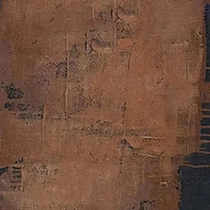 Rustic Texture painting close-up showing textured brown impasto with dark gray accents.